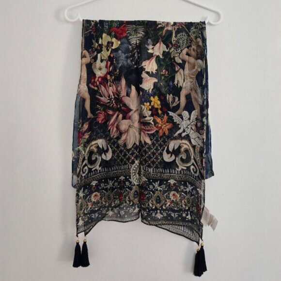 Camilla Dreams of Midsummer Long Scarf b50E - Picture 3 of 4